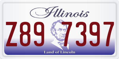 IL license plate Z897397