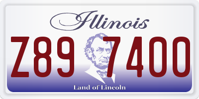 IL license plate Z897400