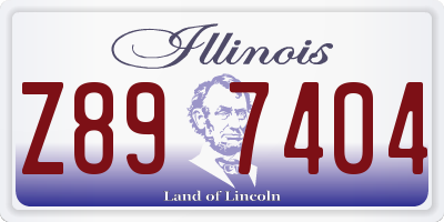 IL license plate Z897404