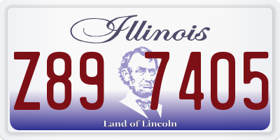 IL license plate Z897405