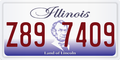 IL license plate Z897409