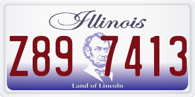 IL license plate Z897413