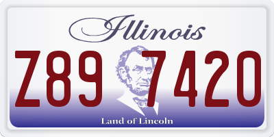 IL license plate Z897420