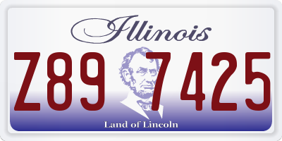 IL license plate Z897425