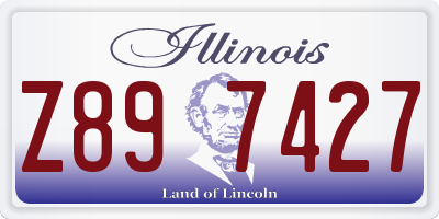 IL license plate Z897427