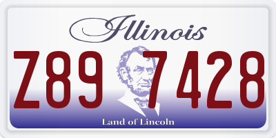IL license plate Z897428