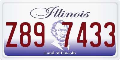 IL license plate Z897433