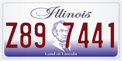 IL license plate Z897441
