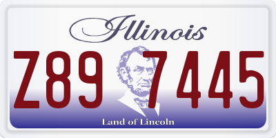 IL license plate Z897445