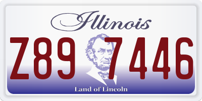 IL license plate Z897446