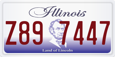 IL license plate Z897447