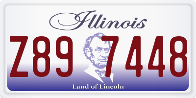 IL license plate Z897448