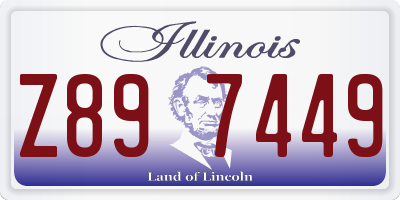 IL license plate Z897449