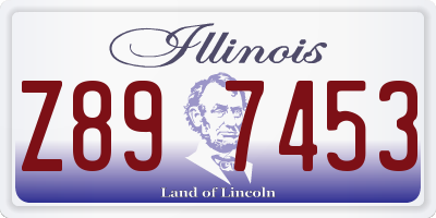 IL license plate Z897453