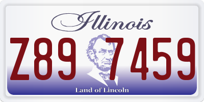 IL license plate Z897459