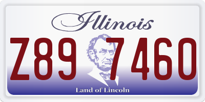 IL license plate Z897460