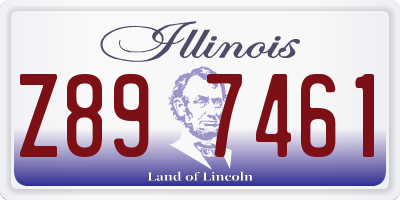 IL license plate Z897461