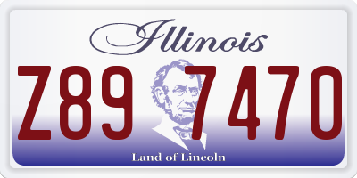 IL license plate Z897470