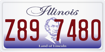 IL license plate Z897480