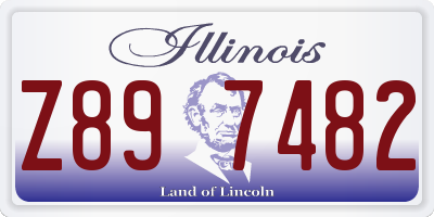 IL license plate Z897482