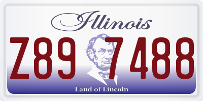 IL license plate Z897488