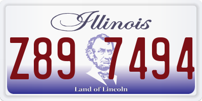 IL license plate Z897494