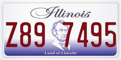 IL license plate Z897495