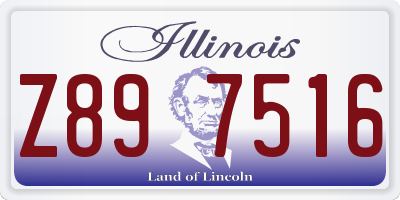 IL license plate Z897516