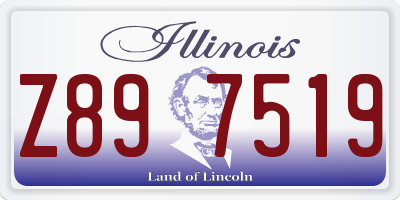 IL license plate Z897519