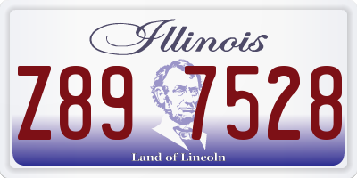 IL license plate Z897528