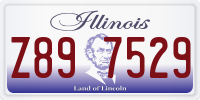 IL license plate Z897529