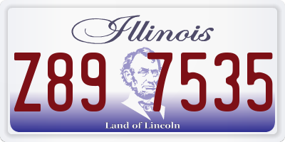 IL license plate Z897535