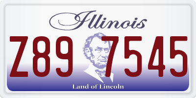 IL license plate Z897545