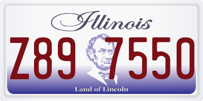 IL license plate Z897550
