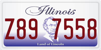 IL license plate Z897558