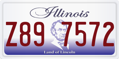 IL license plate Z897572