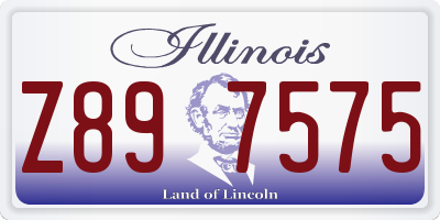 IL license plate Z897575