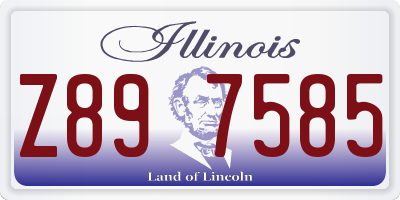 IL license plate Z897585