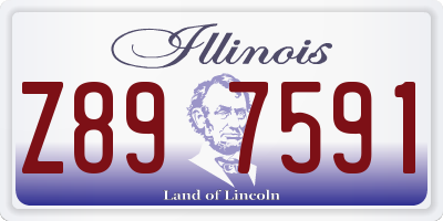 IL license plate Z897591