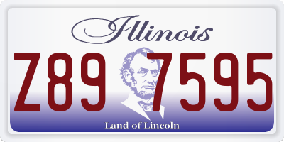 IL license plate Z897595
