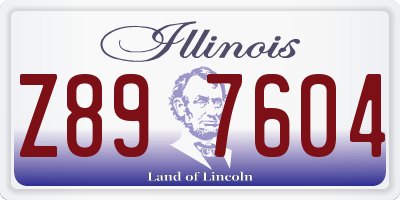 IL license plate Z897604