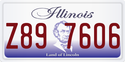 IL license plate Z897606