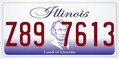 IL license plate Z897613