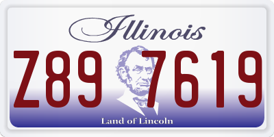 IL license plate Z897619