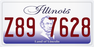 IL license plate Z897628