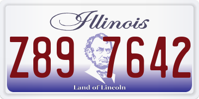 IL license plate Z897642