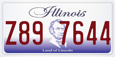 IL license plate Z897644