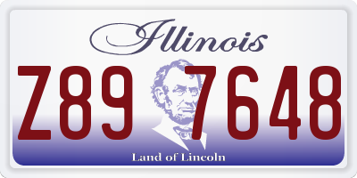 IL license plate Z897648