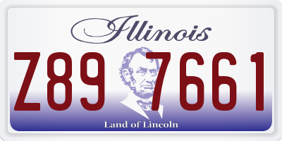 IL license plate Z897661