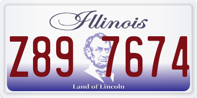 IL license plate Z897674